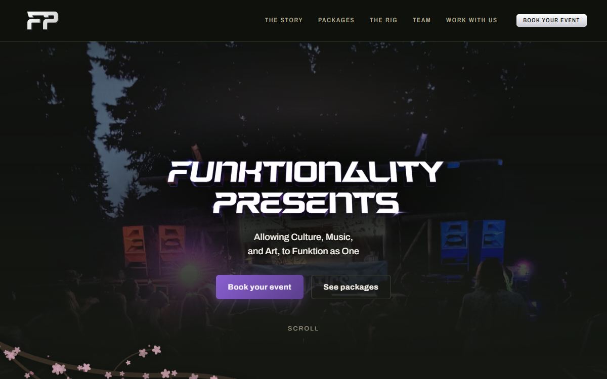 Home page of funktionalitypresents.com