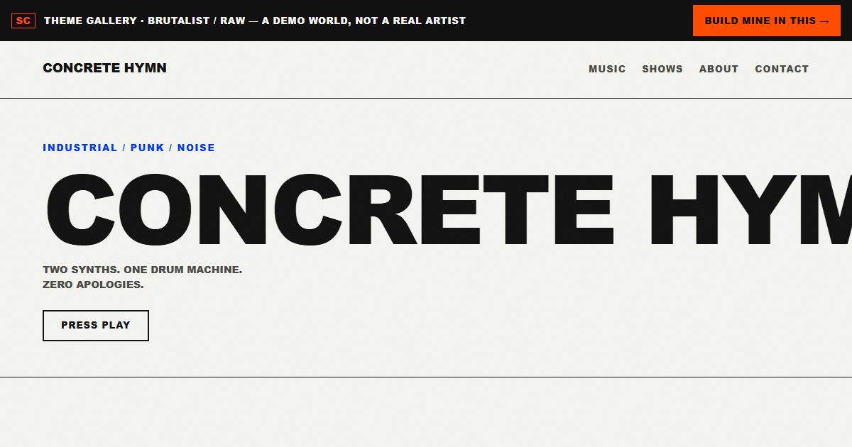 Brutalist world